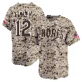 Men's No.12 Steve Finley San Diego Padres Camo Limited 2nd Alternate Jersey