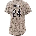 Women's No.24 Rougned Odor San Diego Padres Camo Limited 2nd Alternate Jersey
