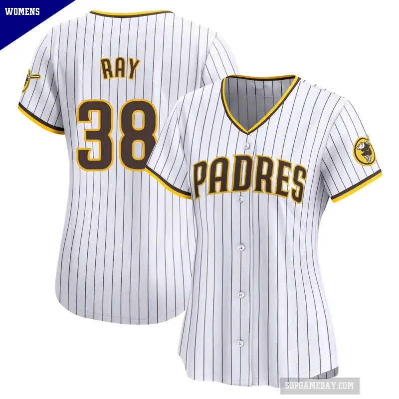 Women's No.38 Robbie Ray San Diego Padres White Limited Home Jersey