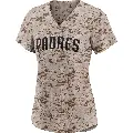 Women's No.72 Bradgley Rodriguez San Diego Padres Camo Limited 2nd Alternate Jersey