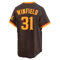 Youth No.31 Dave Winfield San Diego Padres Brown Limited Cooperstown Collection Jersey